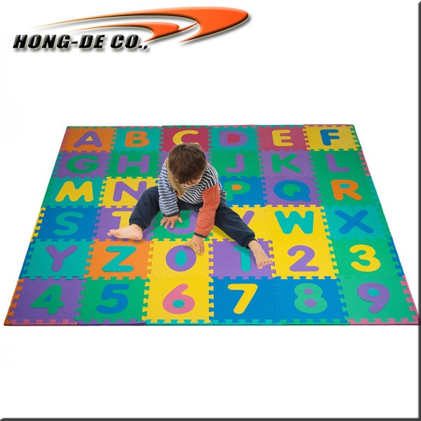 Espuma sin plomo Mat Educational Floor Mats de los niños de los 30X30cm 12m m