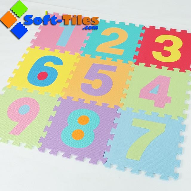 Estera respetuosa del medio ambiente 10pcs/set de 123 números