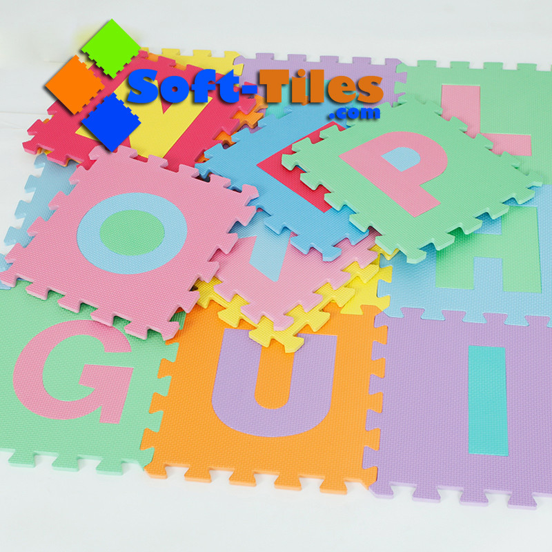 niños suaves de los 30*30cm EVA Formamide Puzzle Foam Mat que aprenden los juguetes