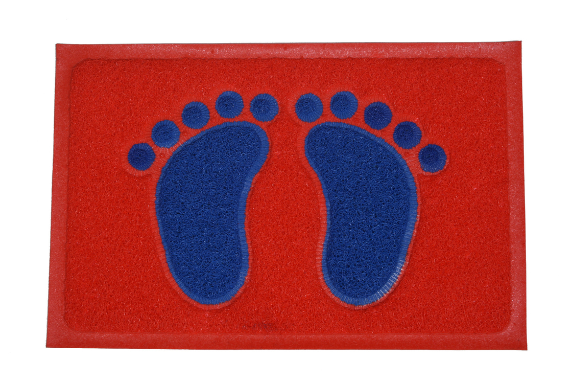 PVC Twisster Bienvenida Alfombra de puerta de entrada con respaldo antideslizante Mantenga sus pisos limpios y seguros