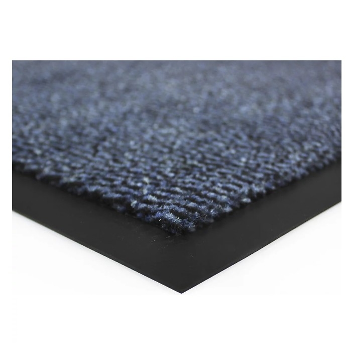 Ventaja de una alfombra de entrada interior 7,5h x 600w x 900d mm negro/gris negro/azul