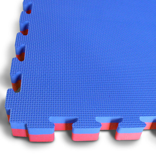Color doble Eva Gym Foam Floor Mat de alta densidad