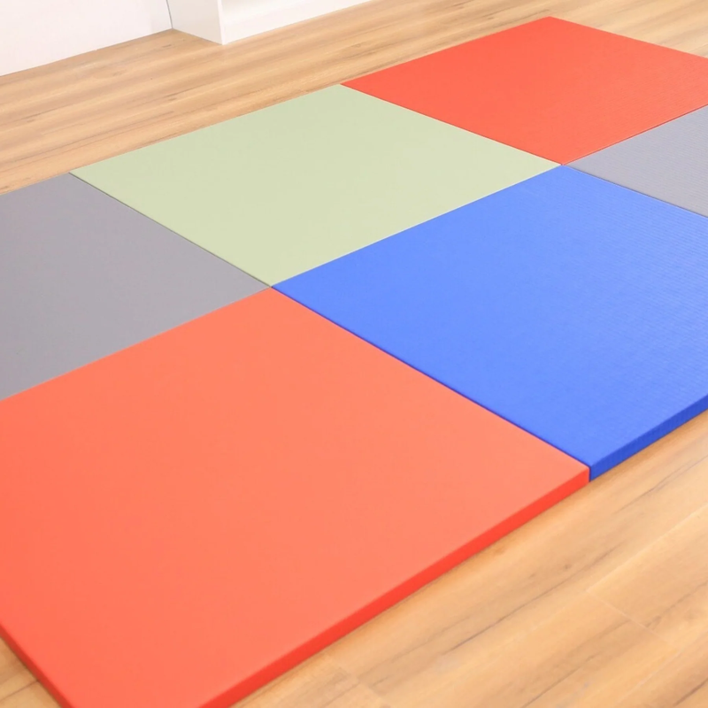 Mat de Jiu Jitsu 2*1m con superficie de Tatami para Judo, Jujitsu, Aikido, Entrenamiento Mma