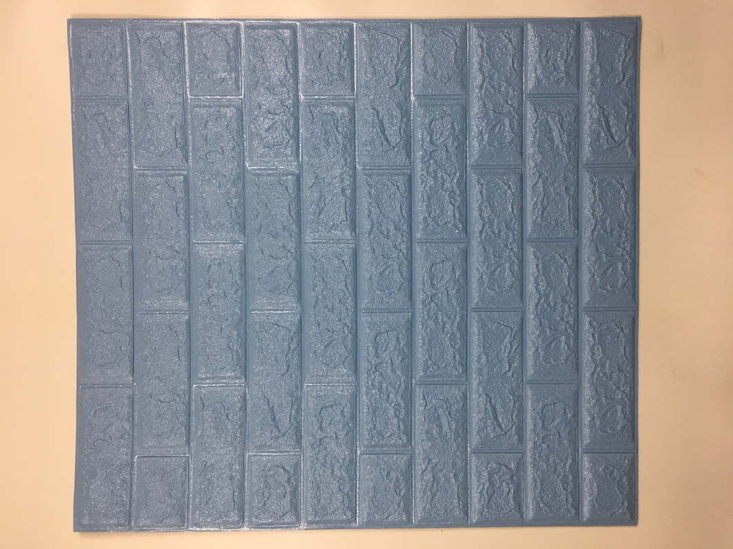 el ladrillo 3d espesa la etiqueta engomada suave de la pared de la espuma del PE artesona la decoración del papel pintado